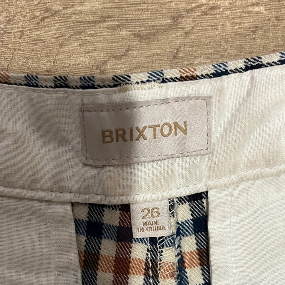 Brixton Multicolor Checkered Pants - image 2